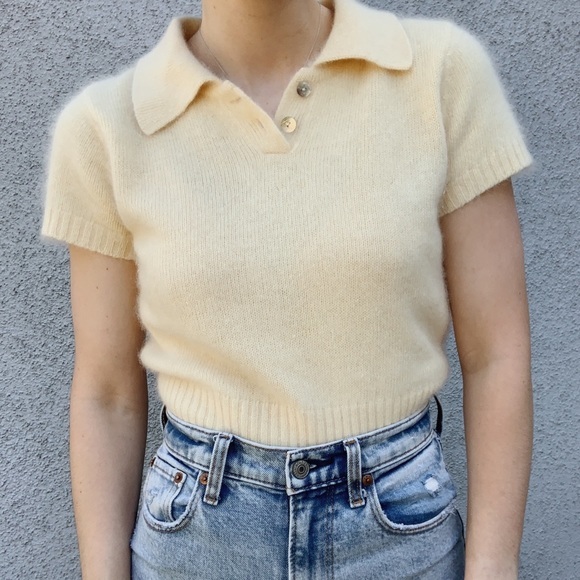 Polo Collared Knit Sweaters